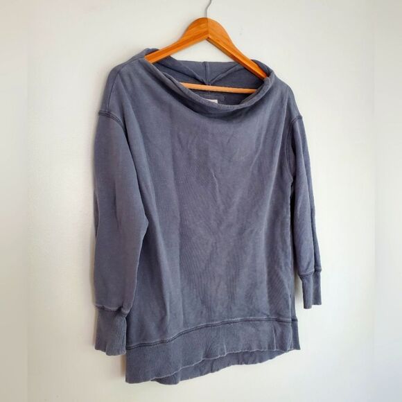 Pilcro by Anthropology gray cowl neck sweatshirt size small - Picture 2 of 10